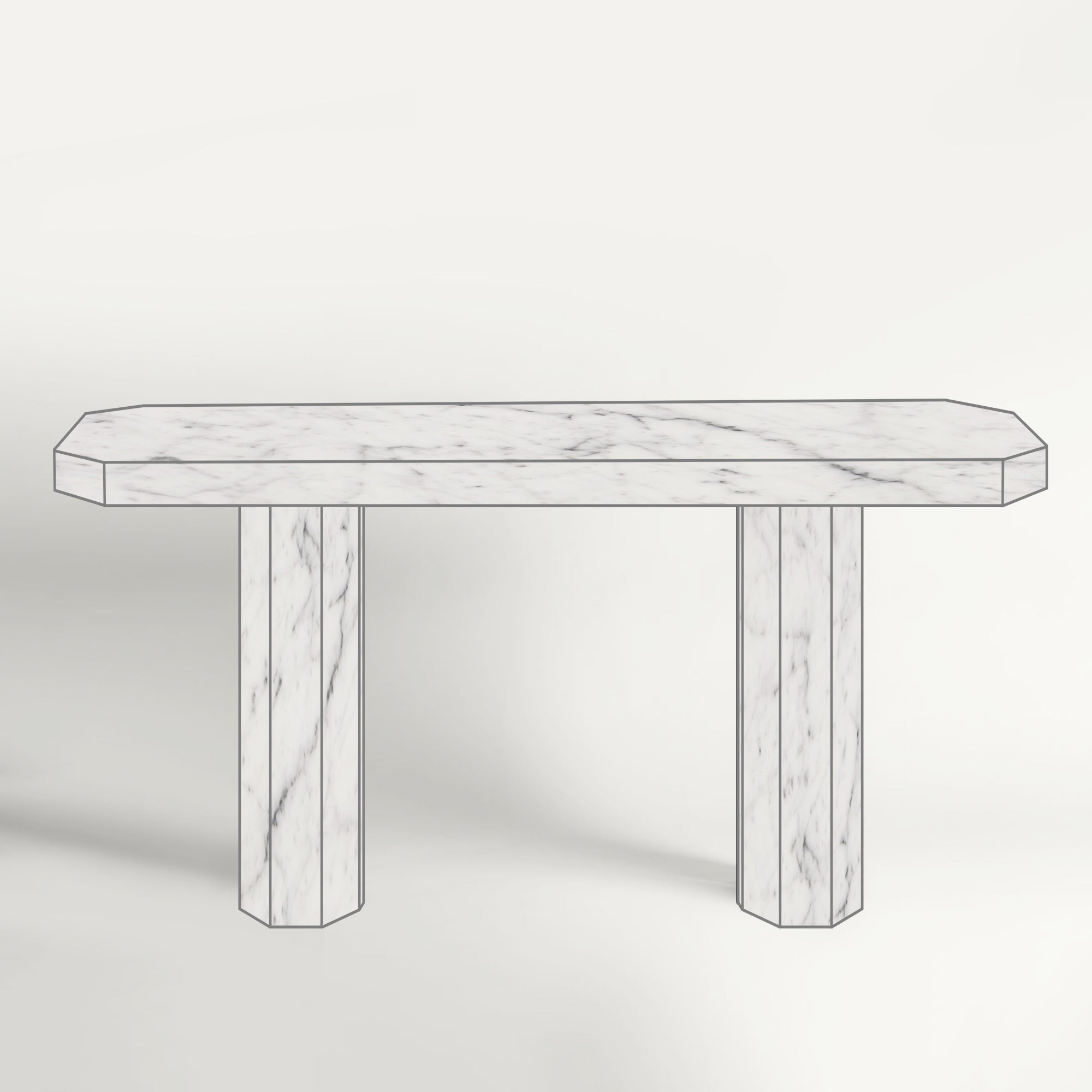 White Carrara marble