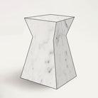 White Carrara marble