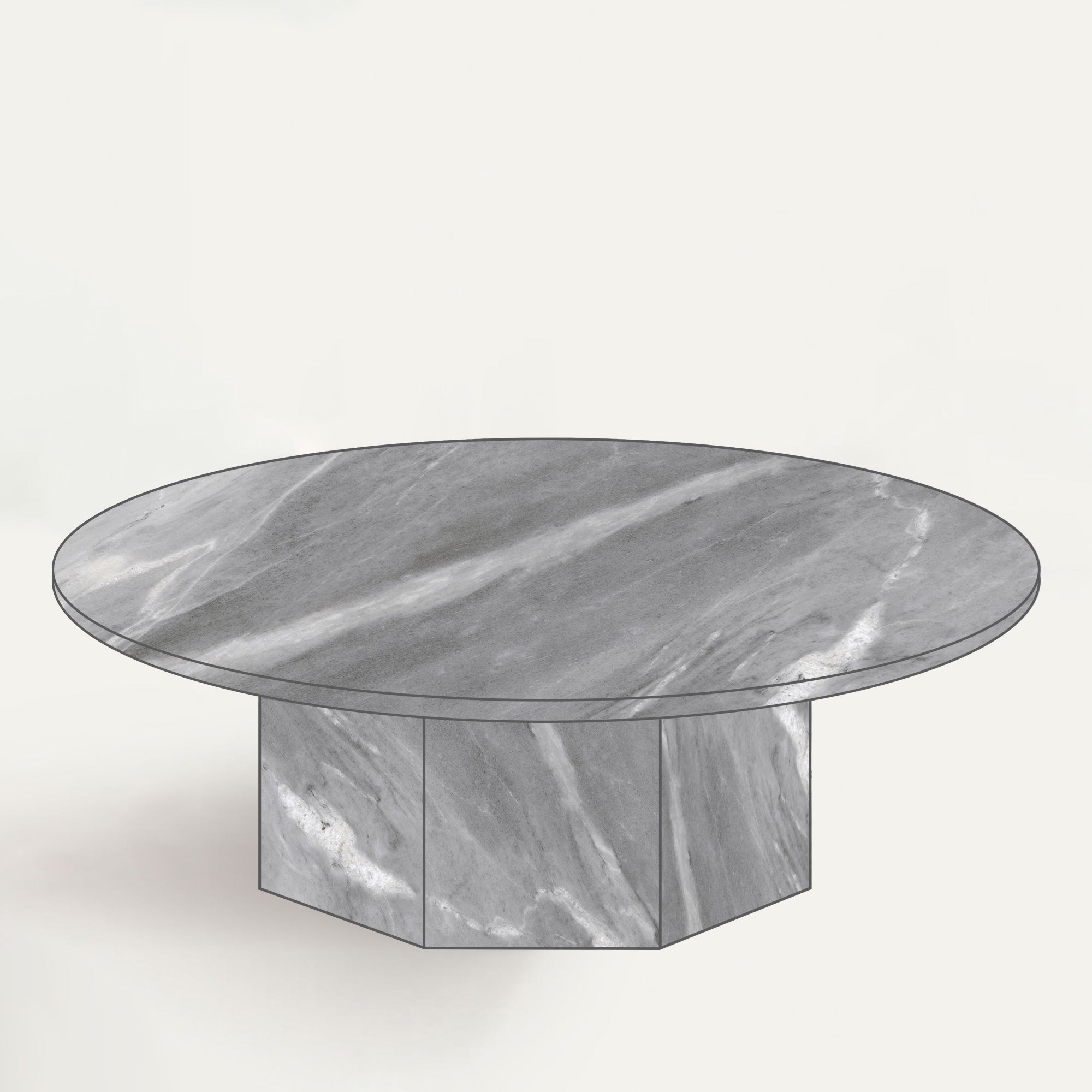 Grey Marquina marble