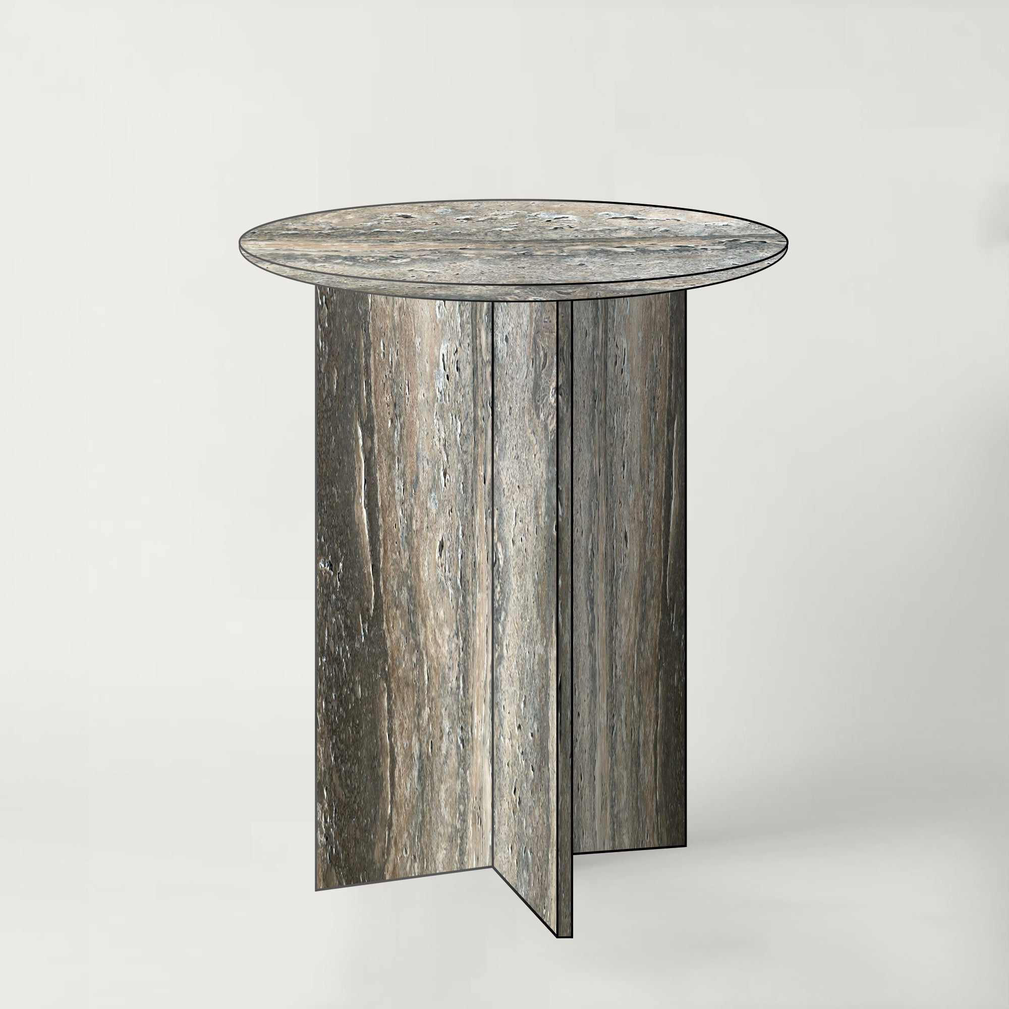 Titanium travertine